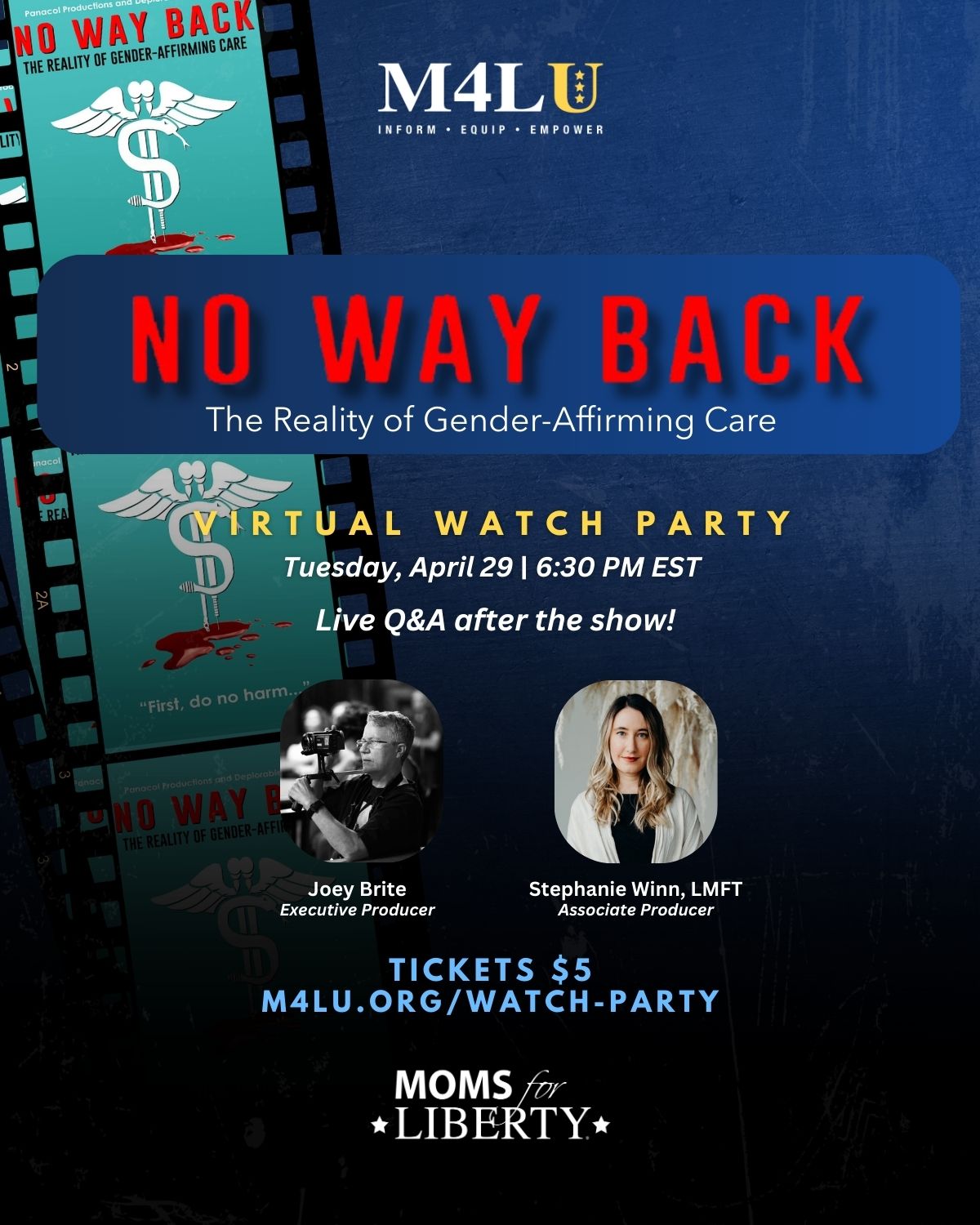 Virtual Watch Party of "No Way Back"