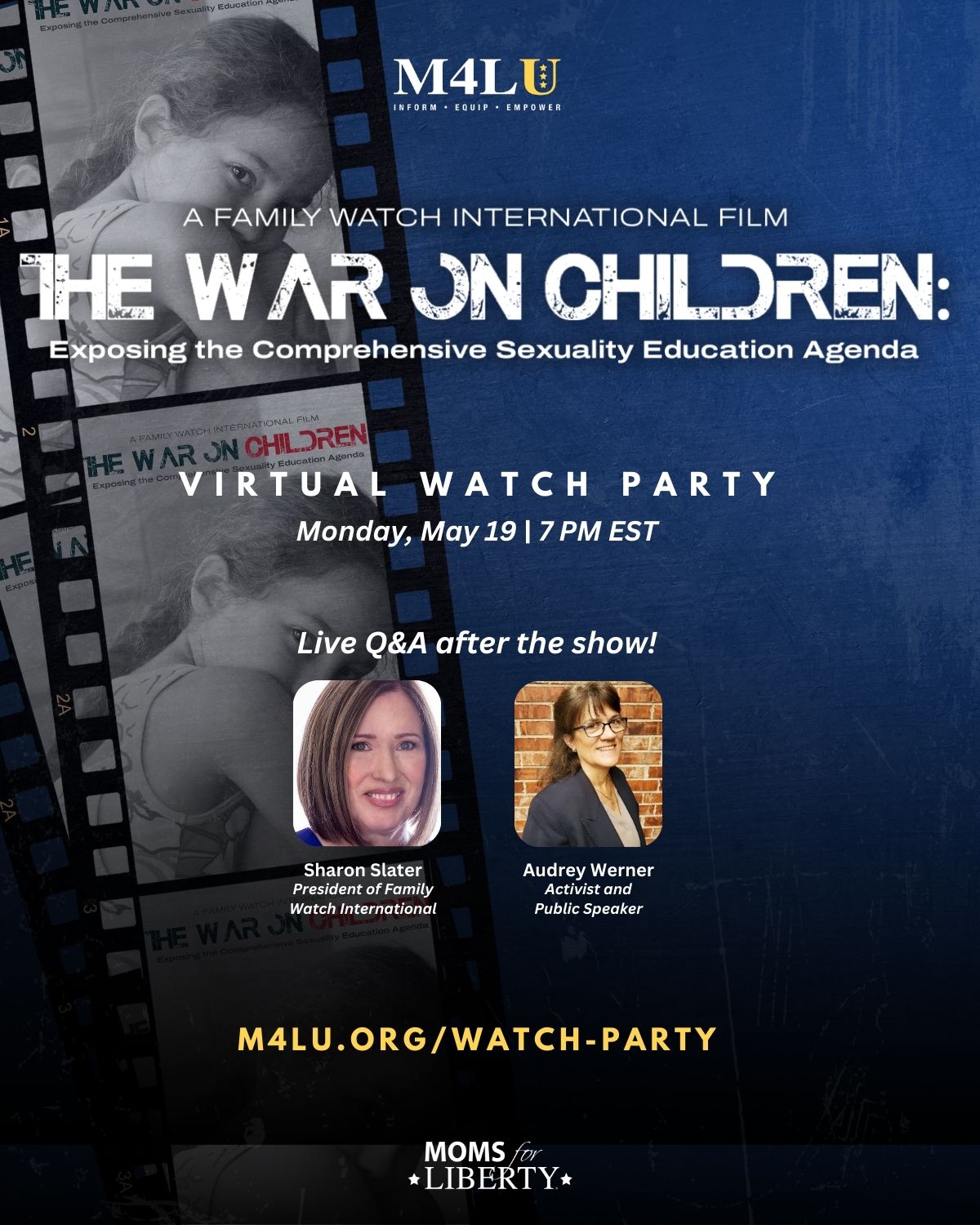Virtual Watch Party of "The War on Children"