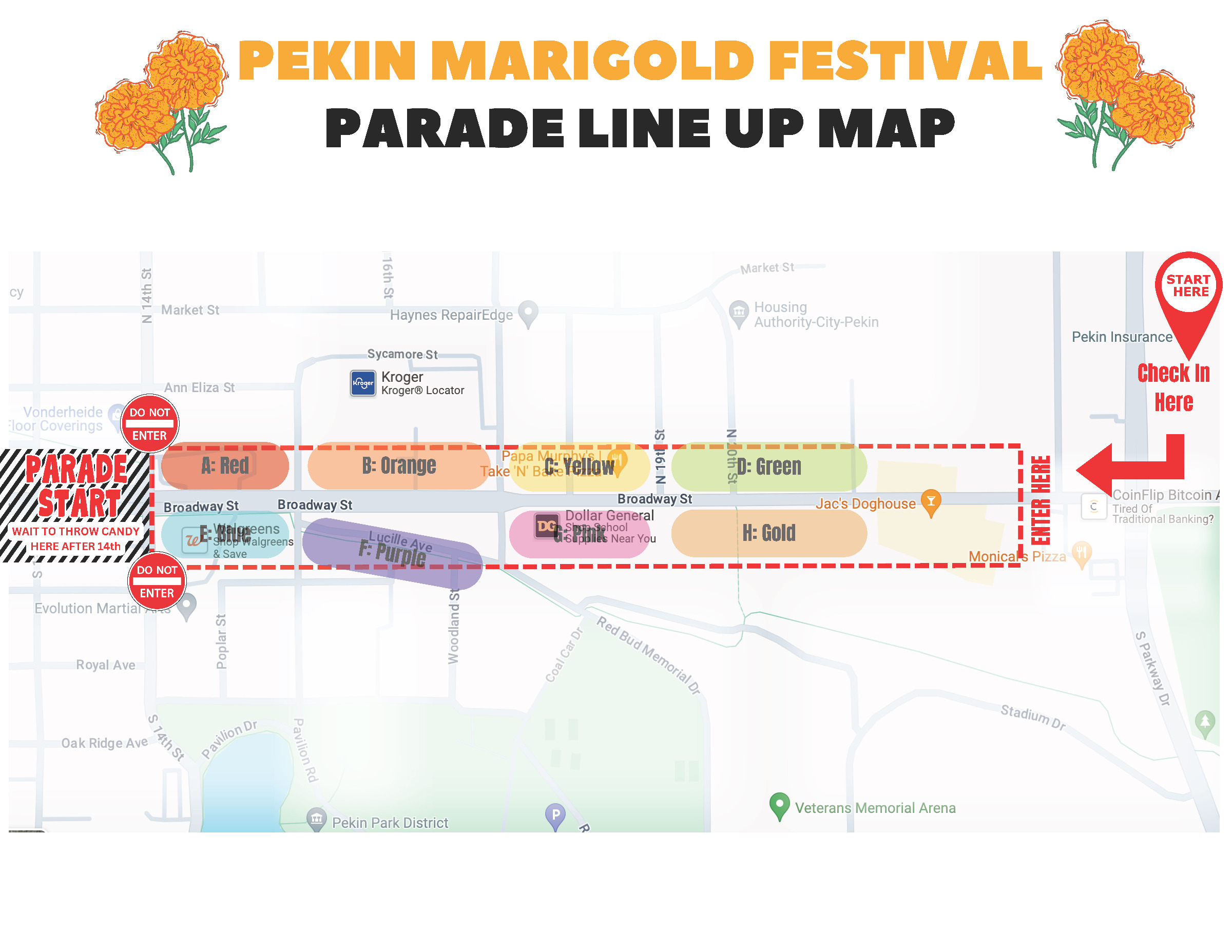 Parade Lineup