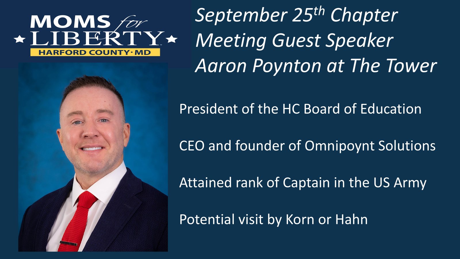 Monthly Chapter Meeting