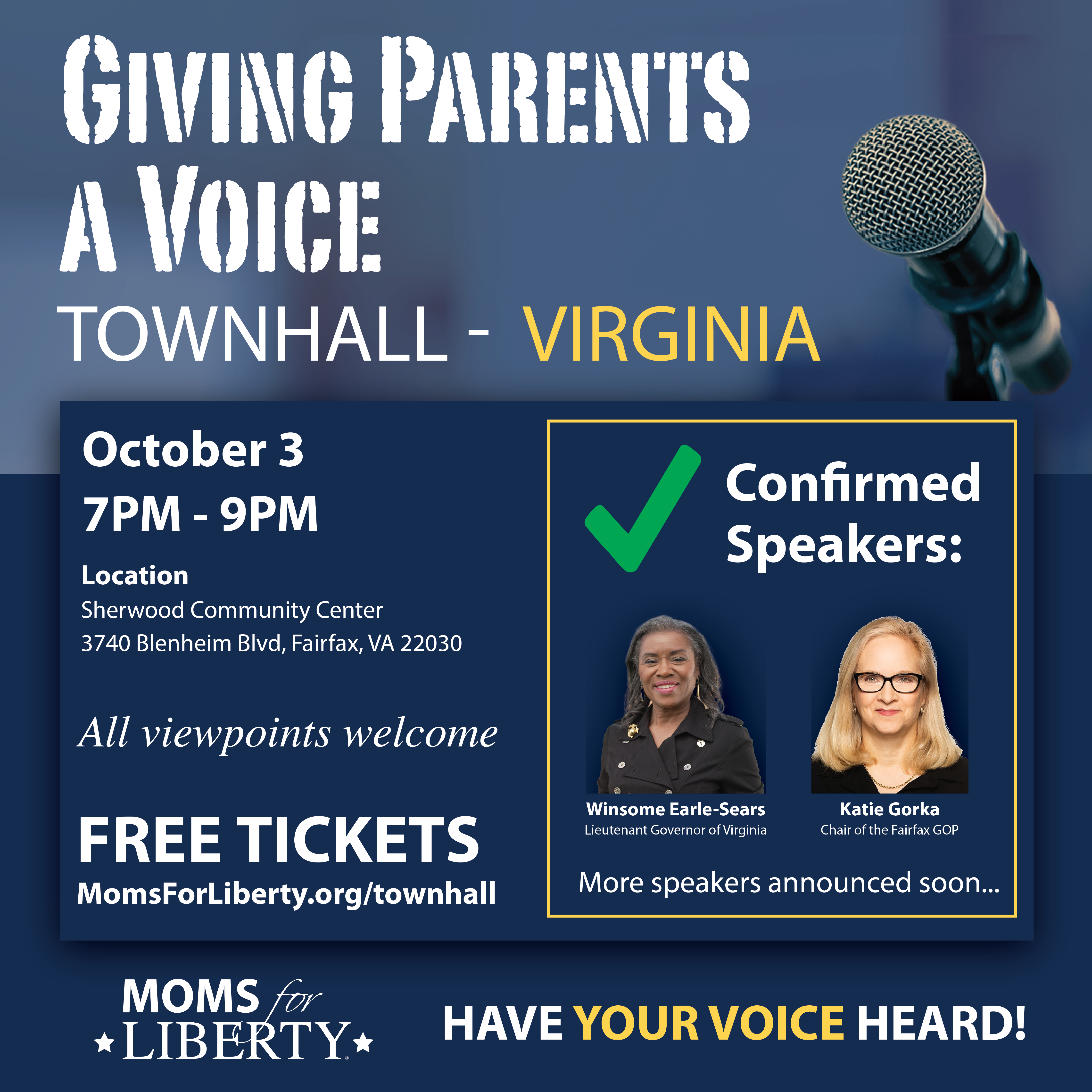 Giving Parents a Voice Townhall