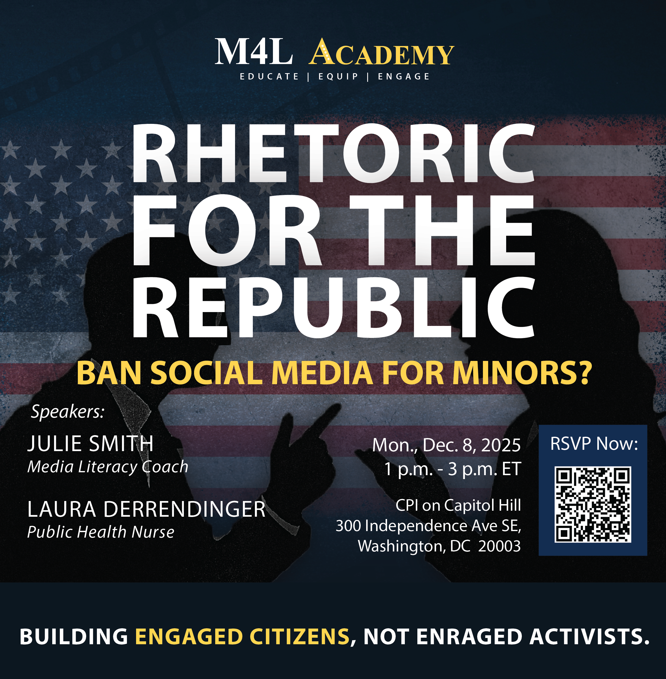 M4L Academy RECORDING: Ban Social Media for Minors? | Rhetoric for the Republic