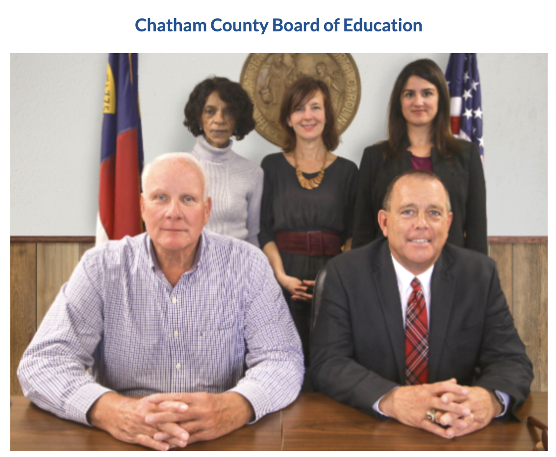Chatham County Board of Education meeting
