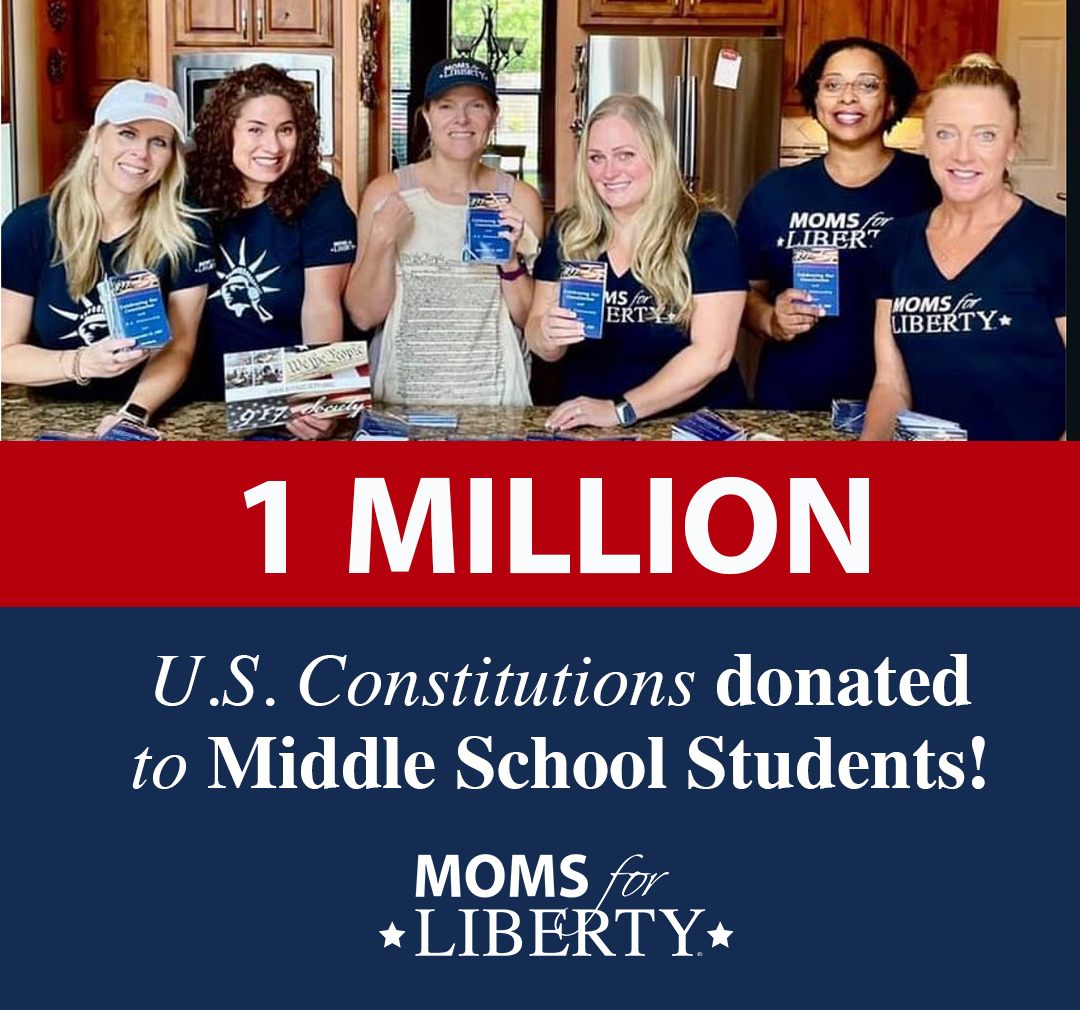 Moms for Liberty Delivers 1 Million Constitutions to Middle Schoolers Across America