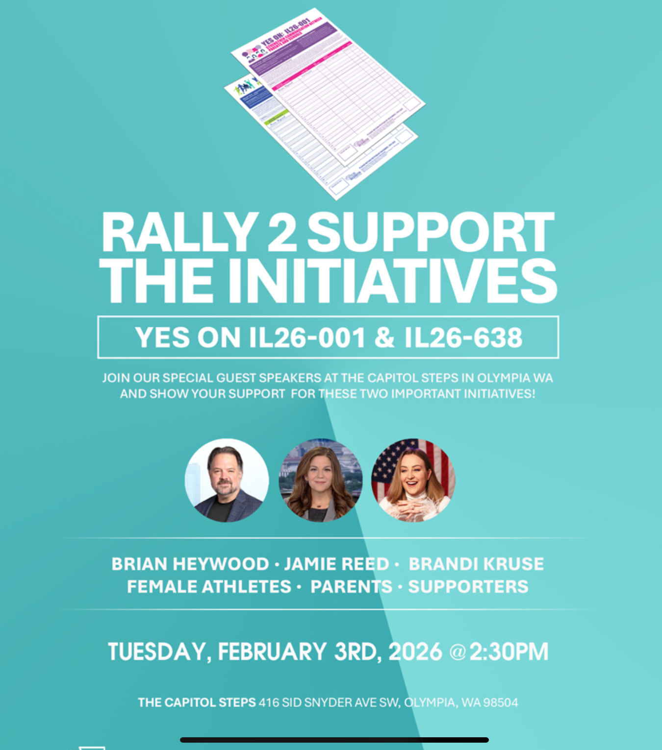 Rally to Support Initiatives
