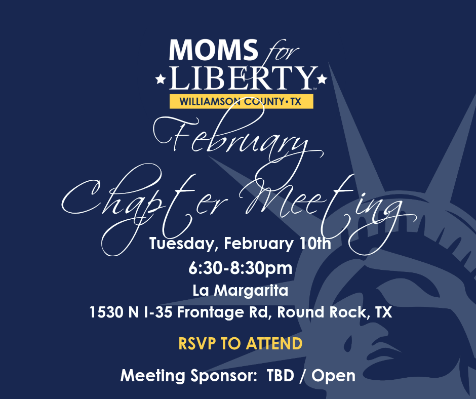 M4L Williamson County TX Chapter Membership Meeting