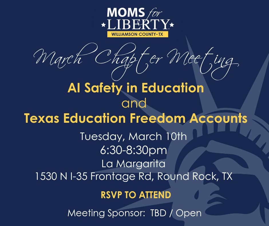 M4L Williamson County TX Chapter Membership Meeting