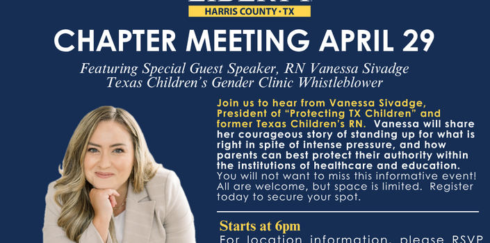 Moms for Liberty Harris County April Chapter Meeting