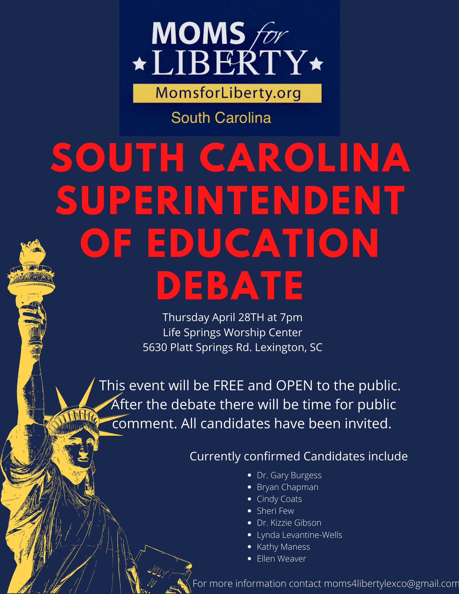 South Carolina Superintendent of Education Debate and Town Hall