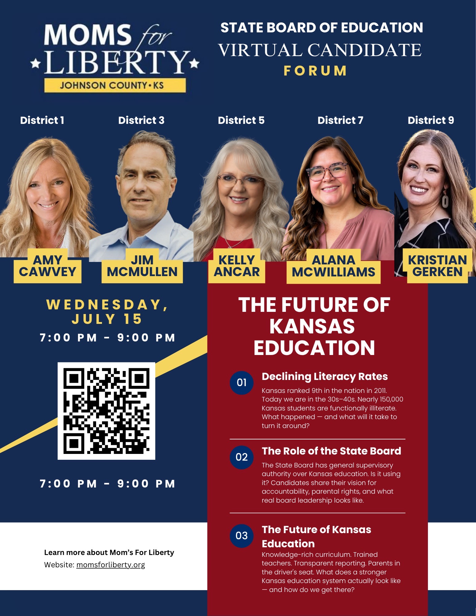 Virtual Candidate Forum | Kansas State Board of Education