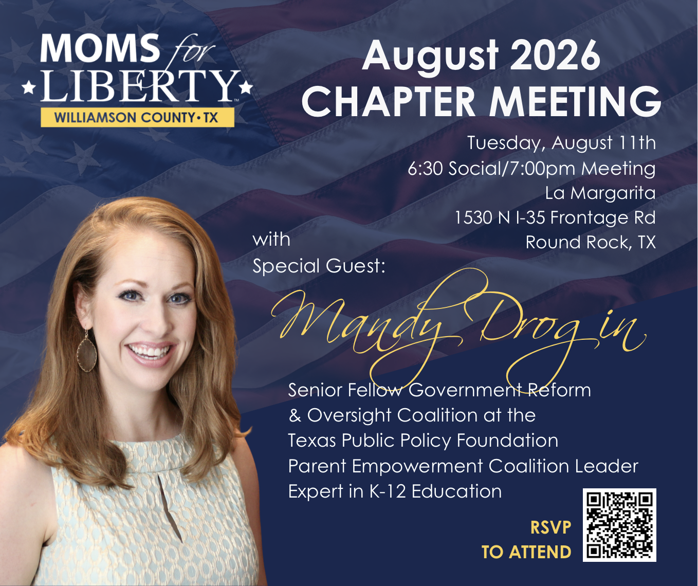 August Chapter Meeting - Williamson County, TX