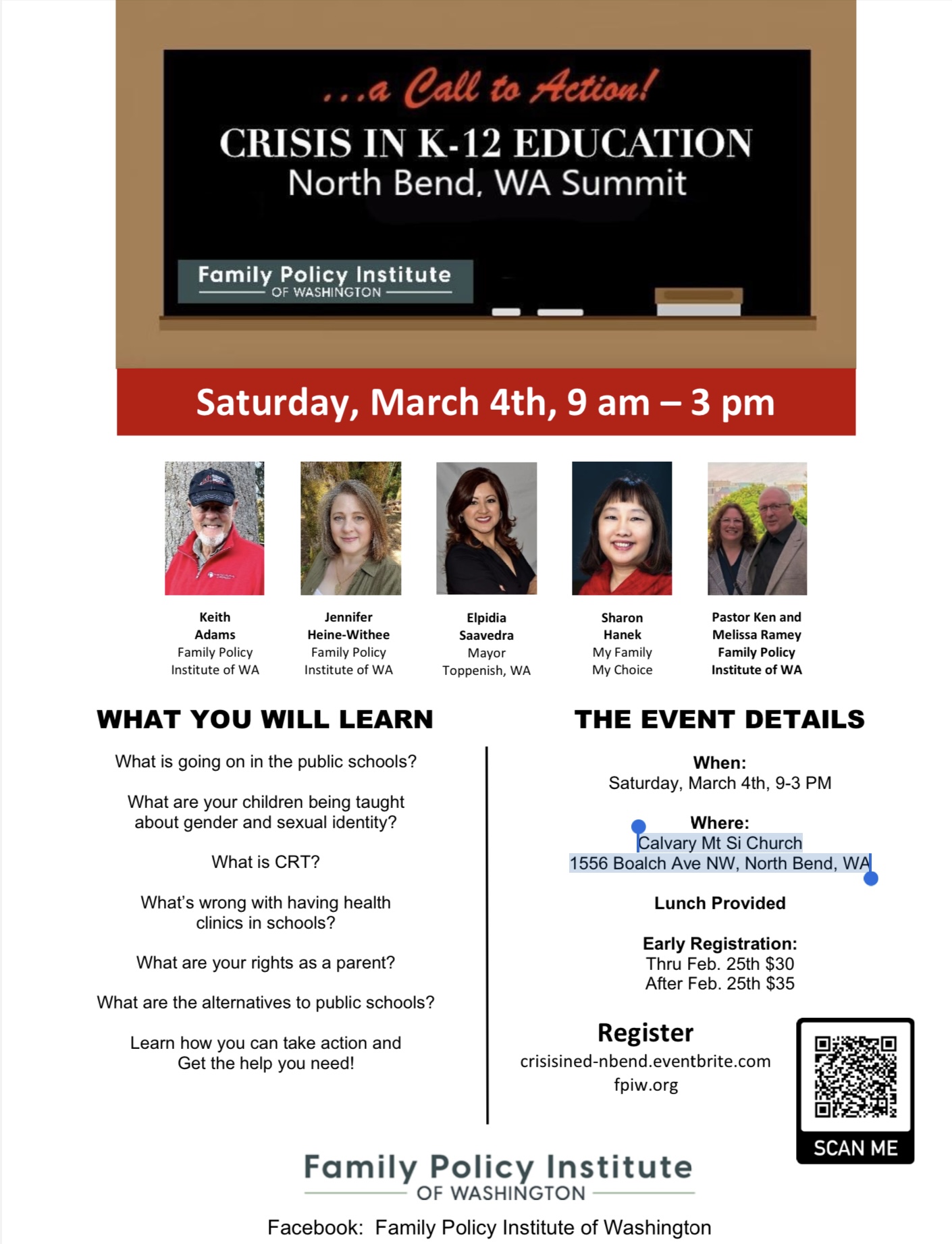 Crisis in Education Summit - North Bend