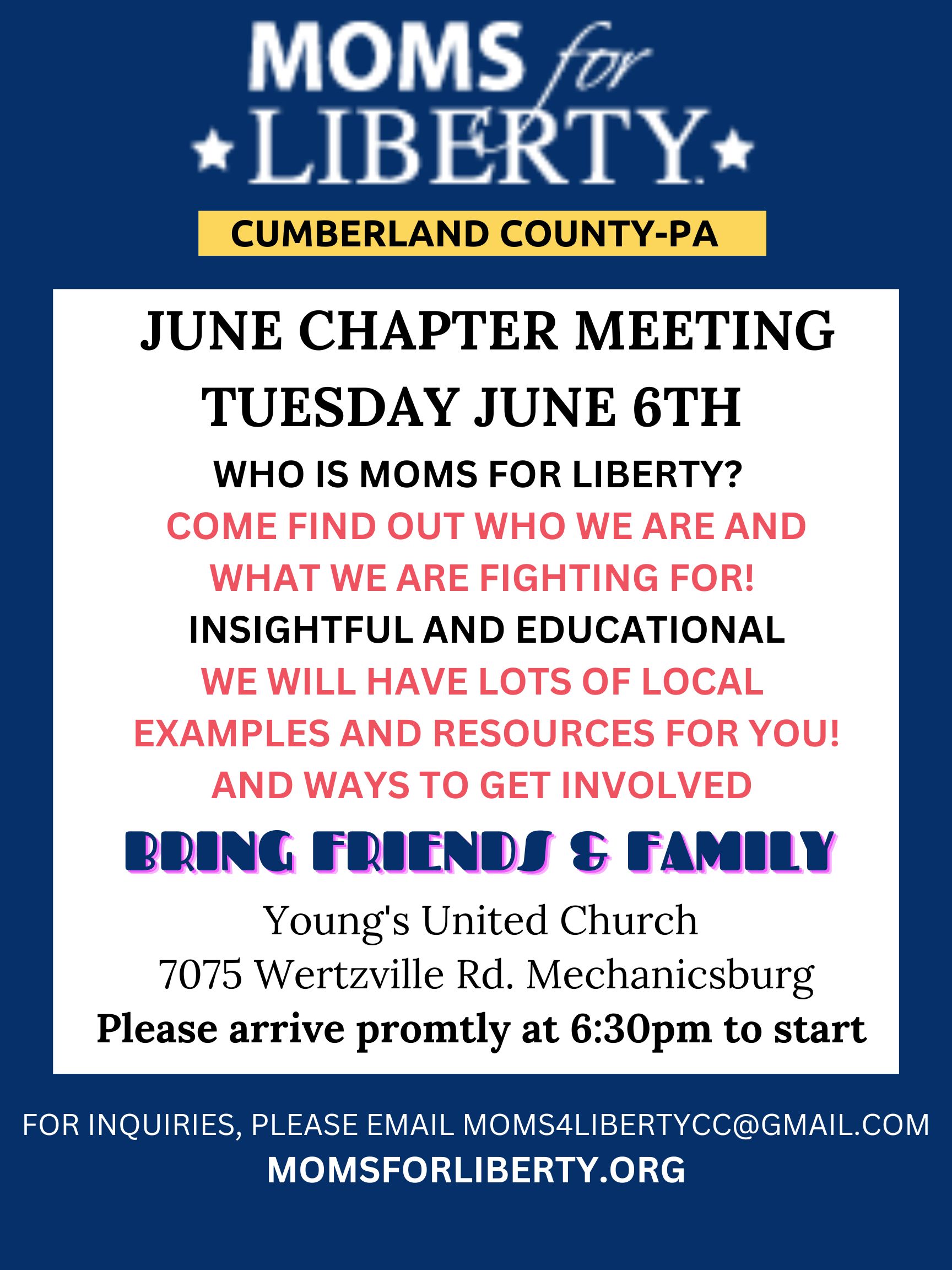 Cumberland County June meeting 2023