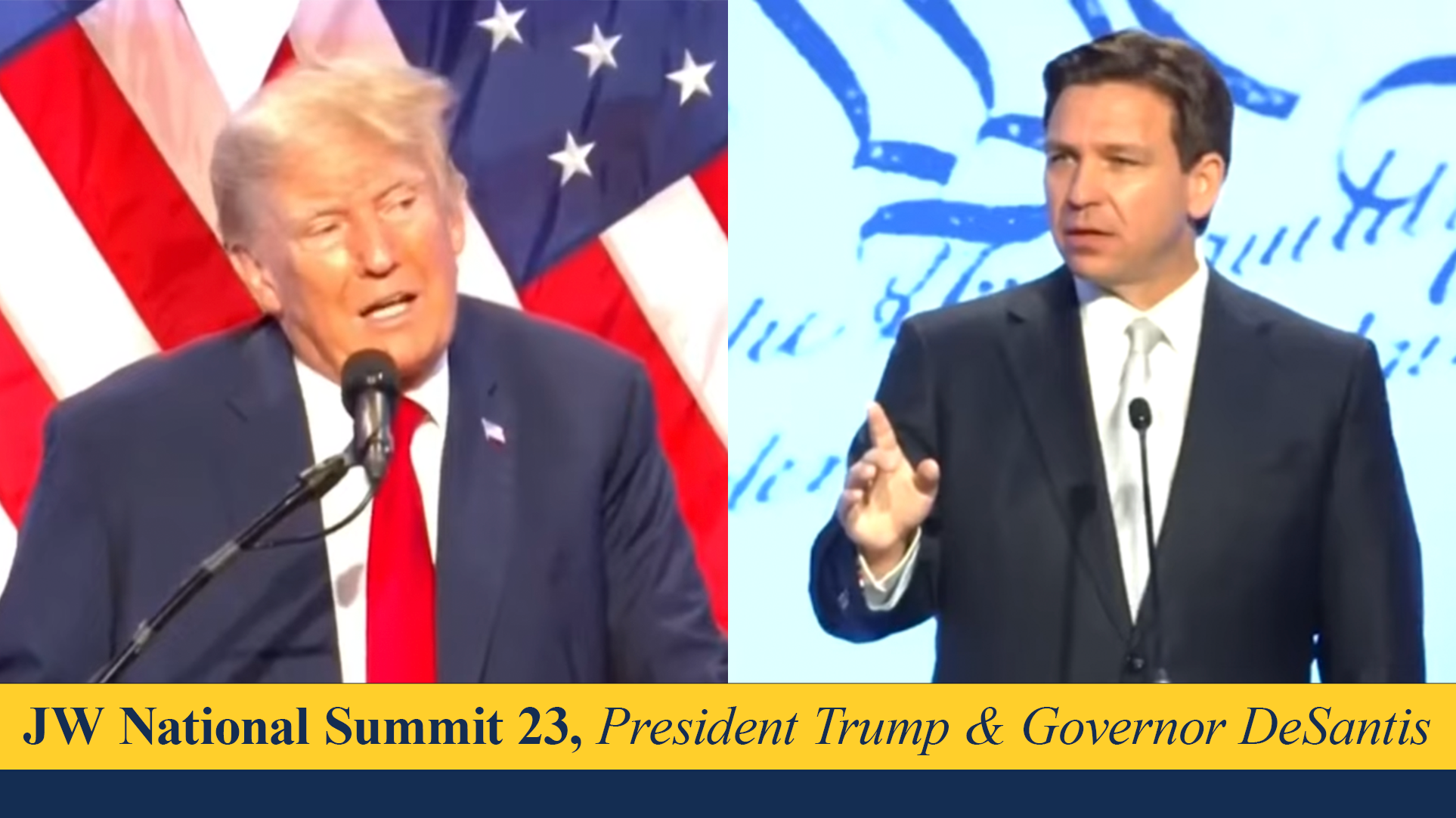 Joyful Warriors National Summit: Trump and DeSantis on Education