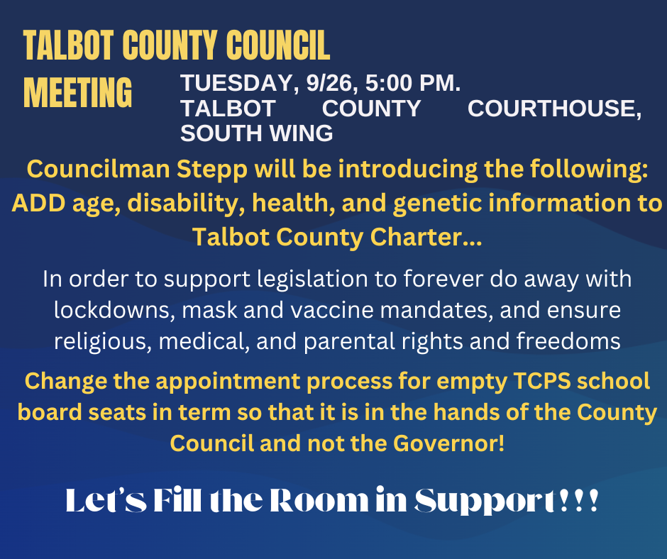 Talbot County Council Meeting