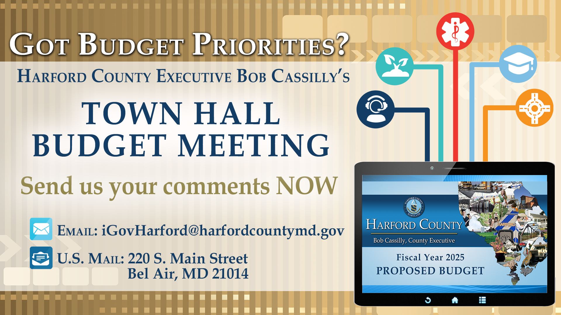 Event Harford County Budget Town Hall