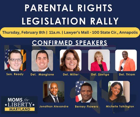 Parental Rights Legislation Rally