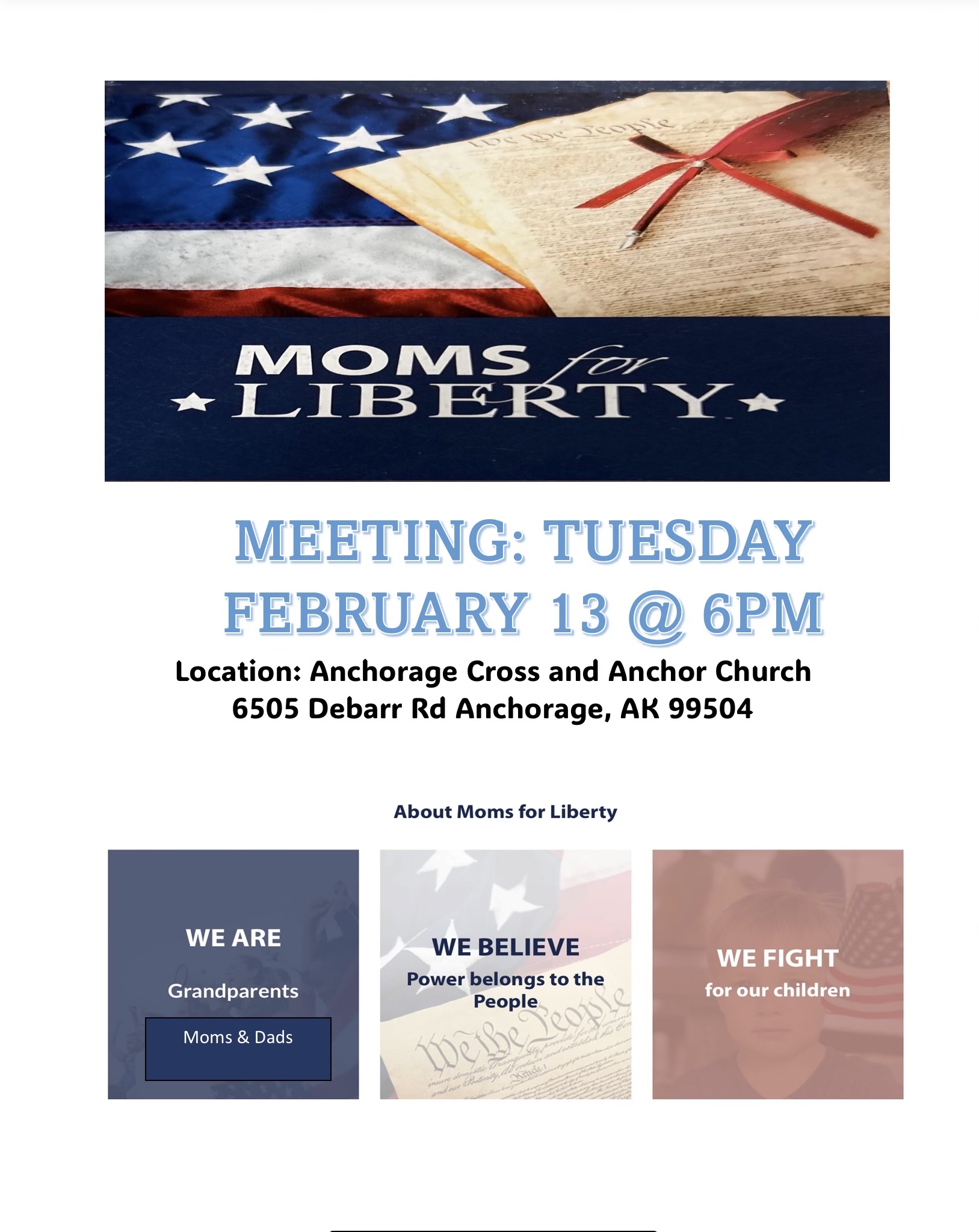 Meeting: Tuesday February 13 @ 6PM