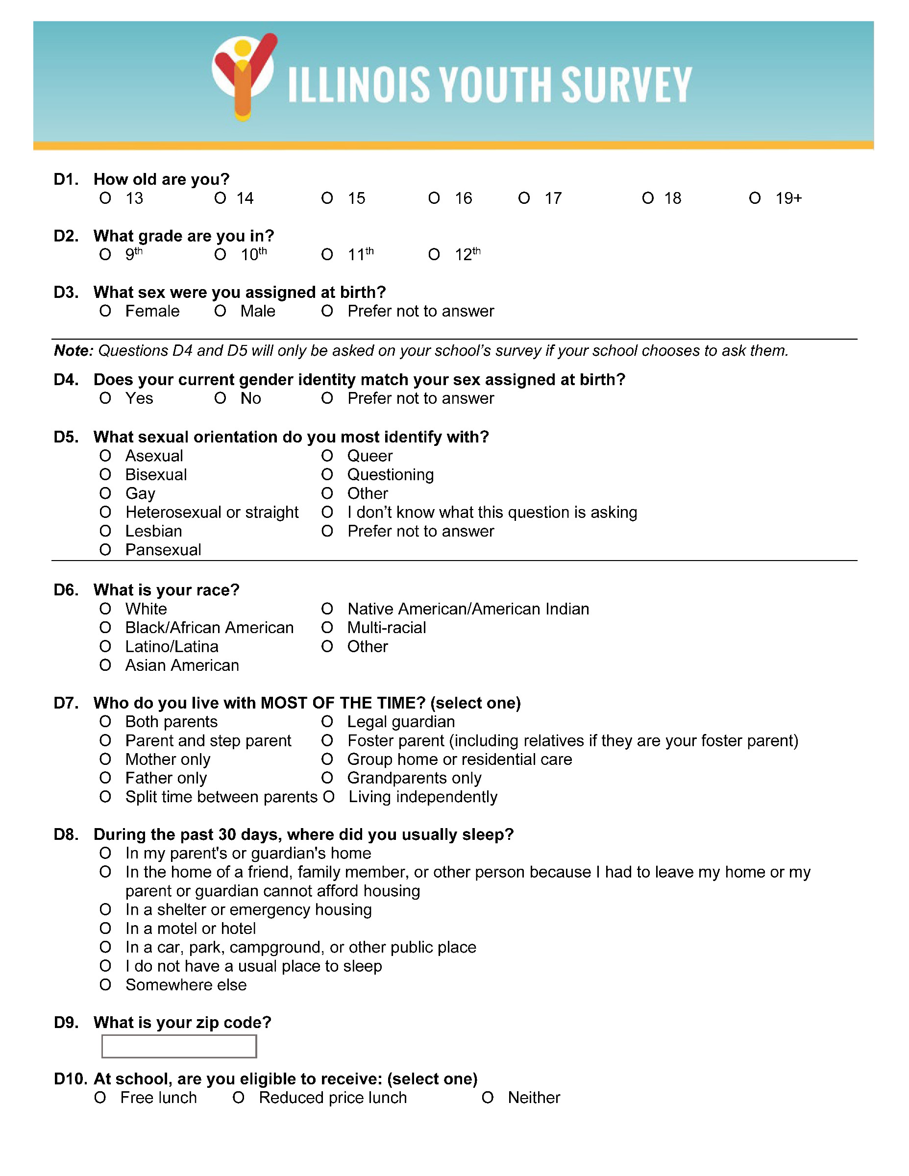 Illinois Youth Survey