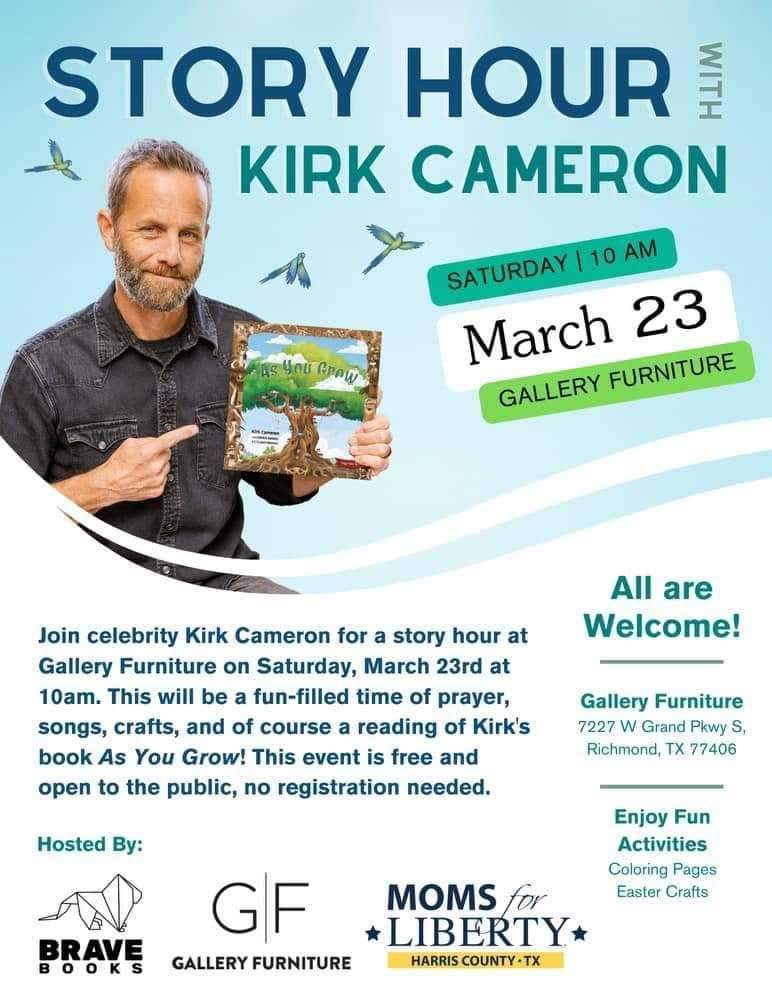 Brave Books Story Hour with Kirk Cameron