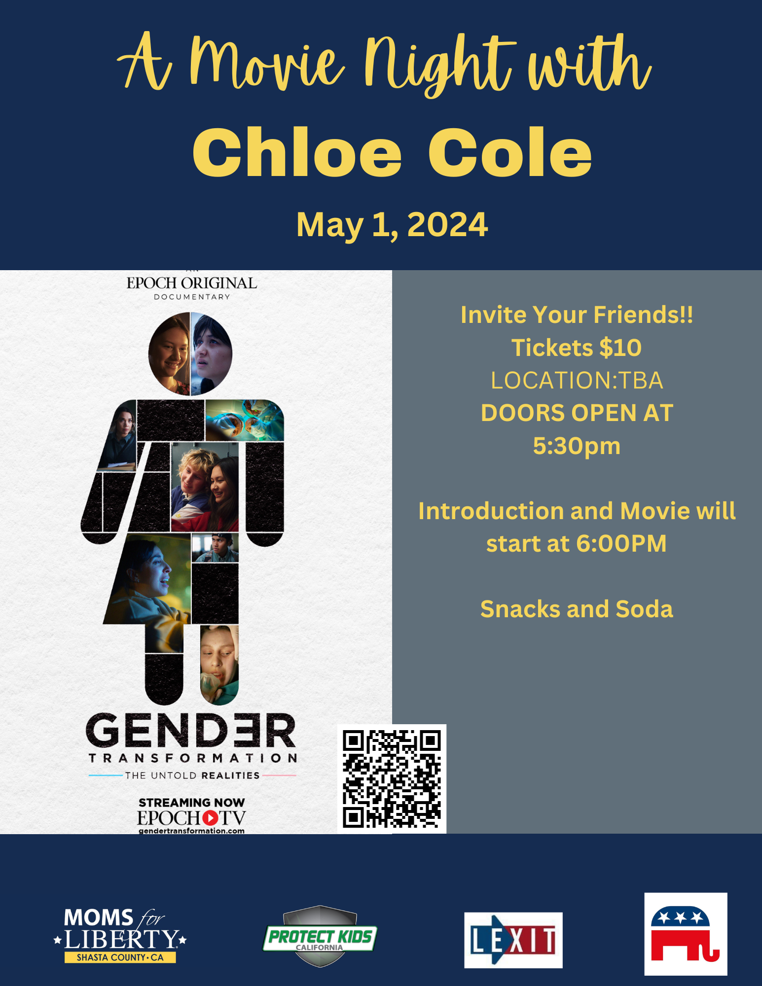 An Evening with Chloe Cole and Erin Friday