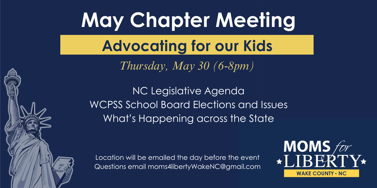May Chapter Meeting - Advocating for our Kids