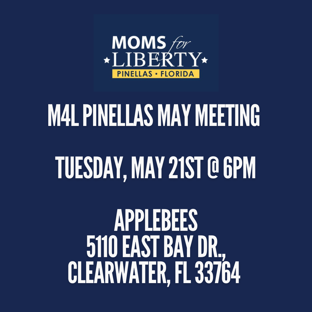 Pinellas Chapter May Meeting!