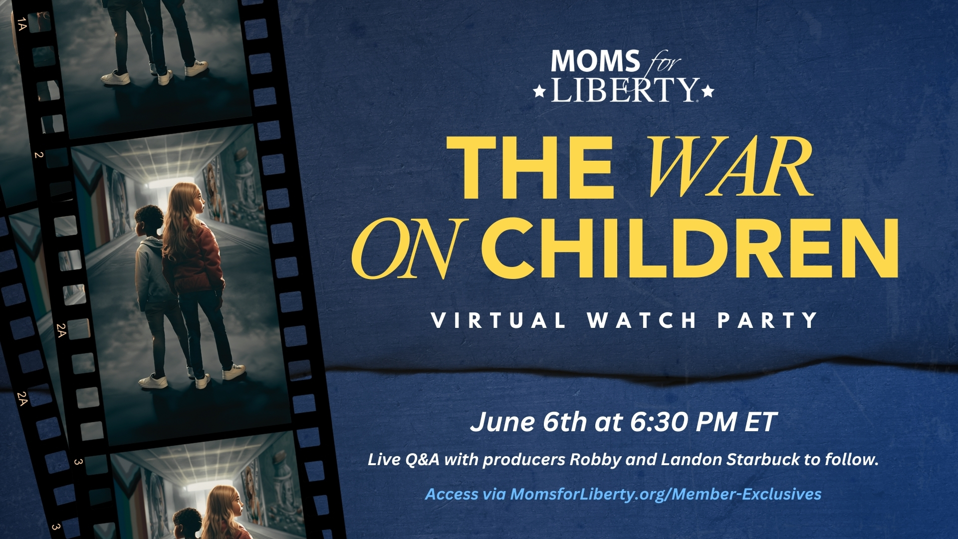 Virtual Watch Party:  "The War on Children"