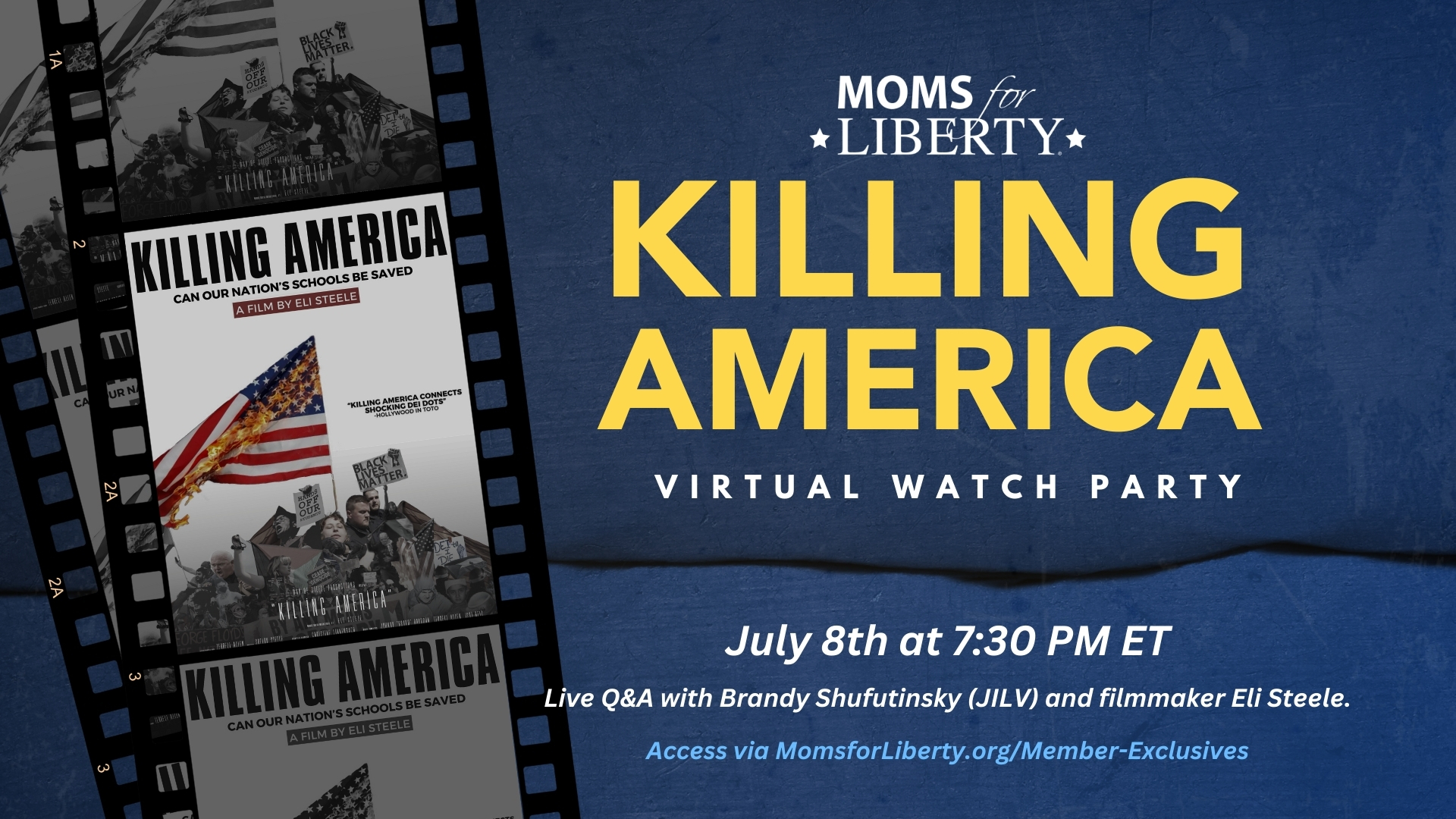 Virtual Watch Party:  "Killing America"