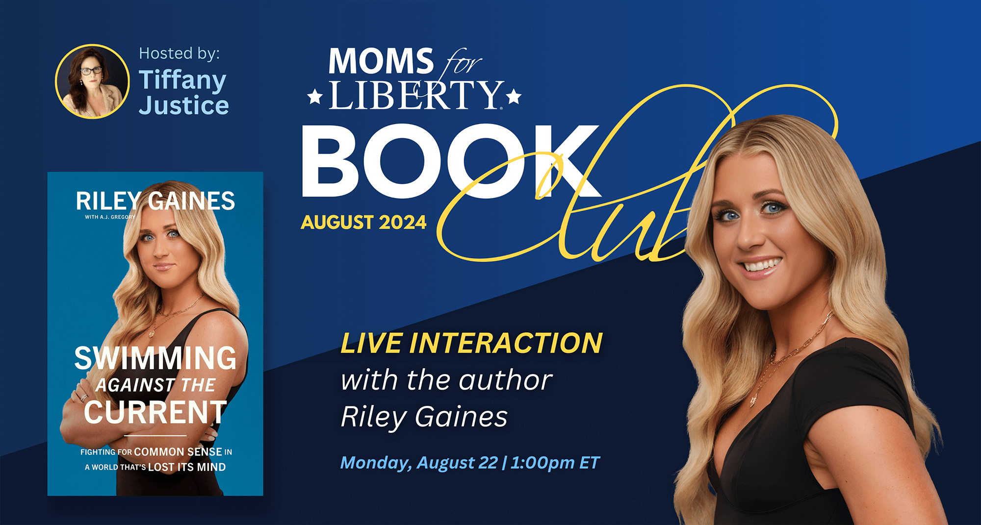 August Book Club: "Swimming Against the Current" with author Riley Gaines
