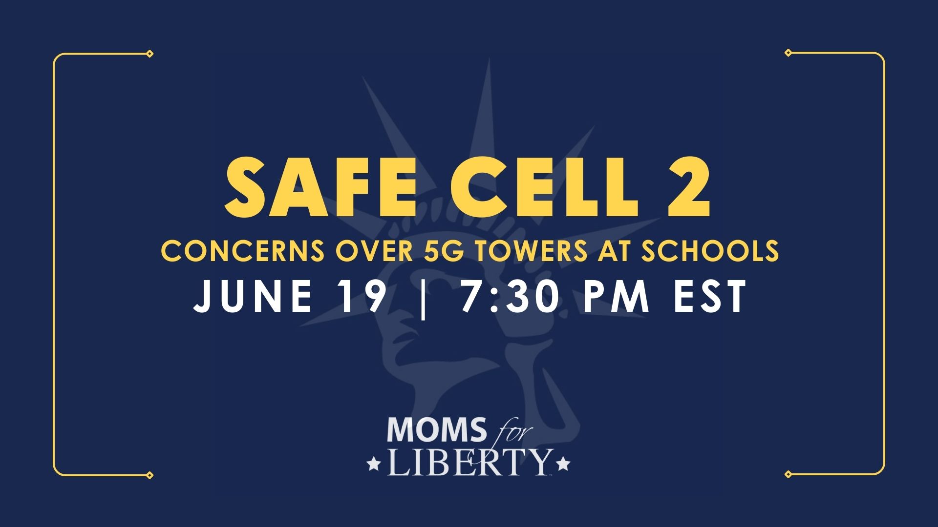 Online Webinar: SAFE CELL 2: Concerns Over 5G Towers at Schools