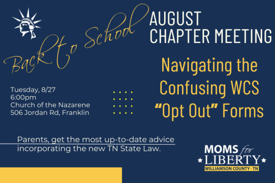 August Chapter Meeting