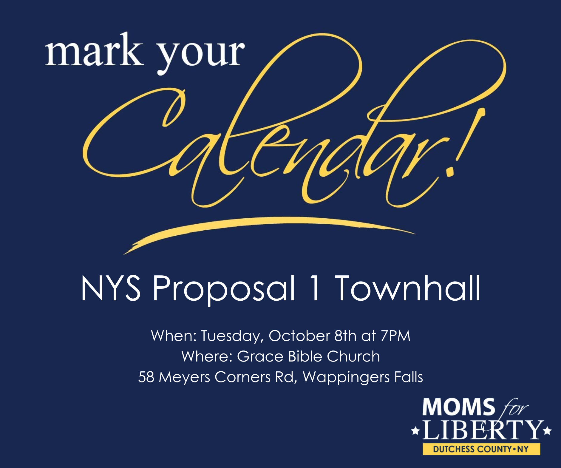 NYS Prop 1 Townhall