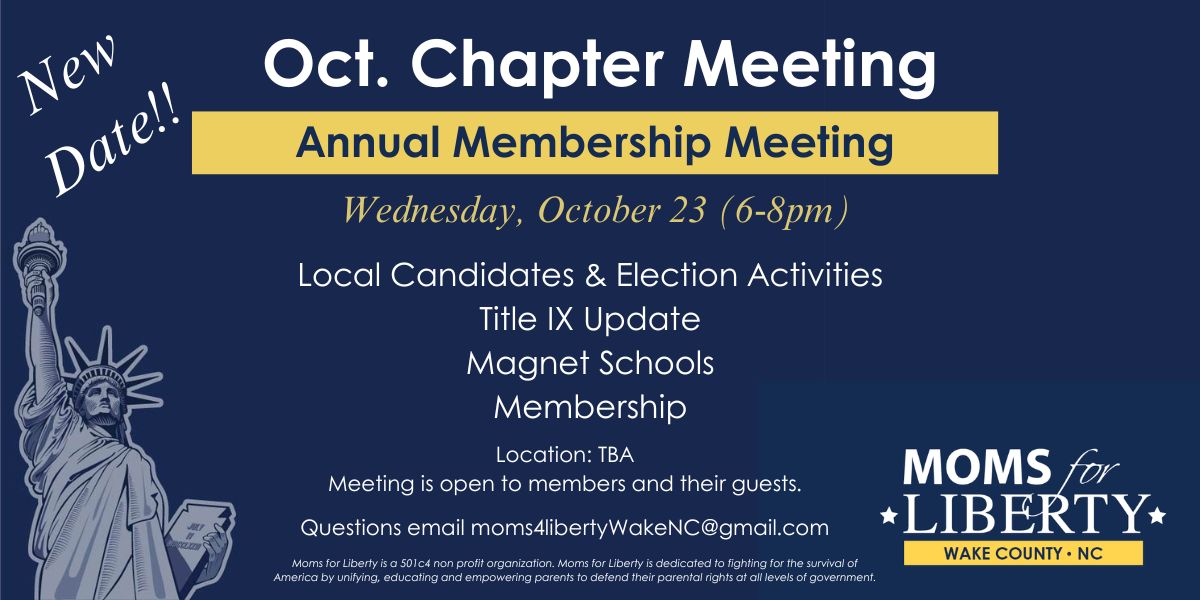 October Chapter Meeting - Meet the Candidates