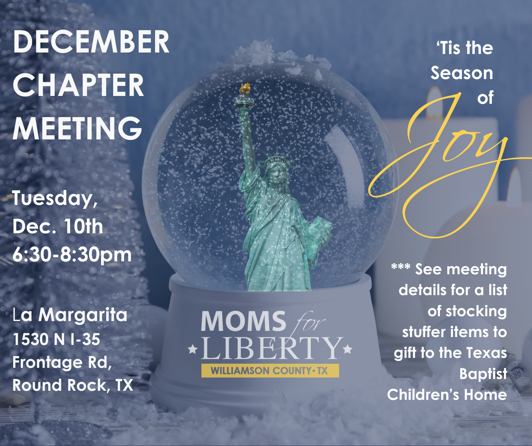 December Chapter Meeting