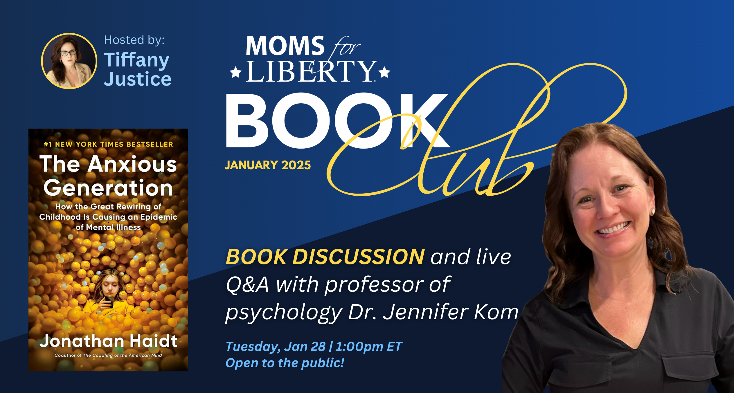 Moms for Liberty Book Club: "The Anxious Generation"