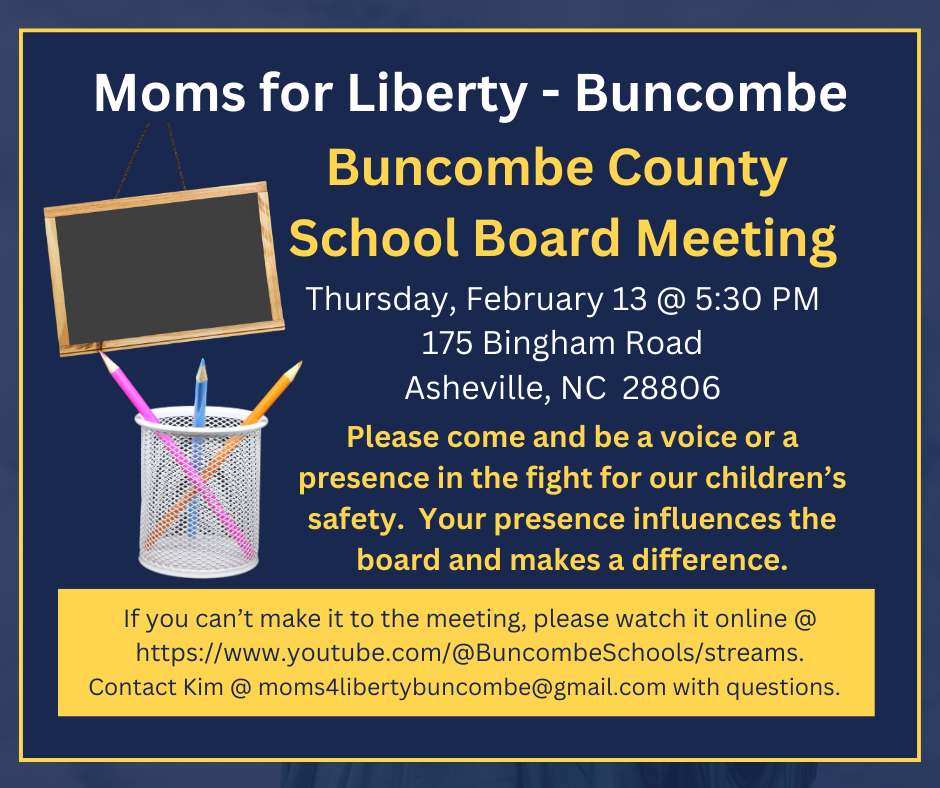 Buncombe County School Board Meeting