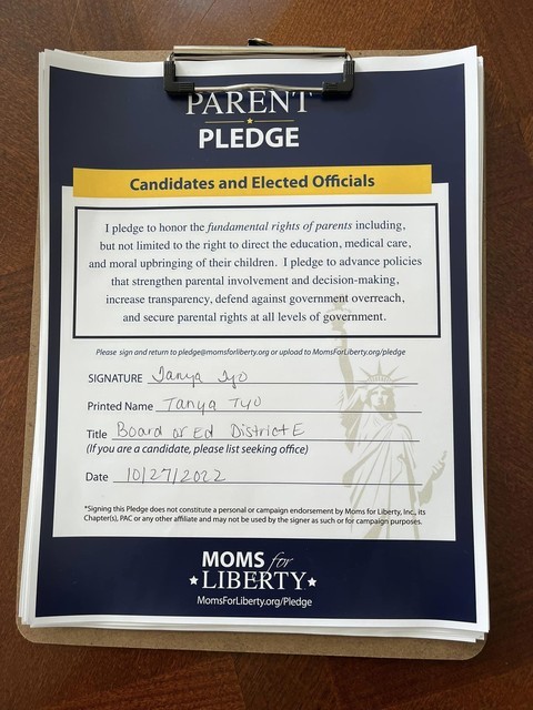 Parent Pledge Signer