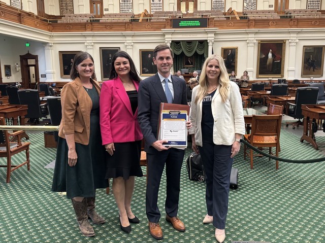Texas Senator Mayes Middleton with Dr. Mary Bone, Perla Hopkins and Christie Slape