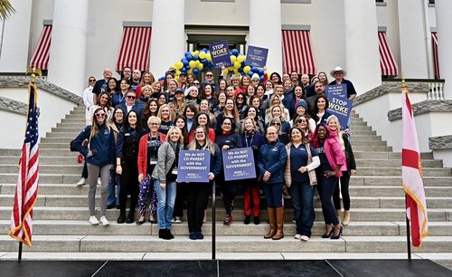 Moms for Liberty Duval in Tallahassee for 2024 Legislative Days