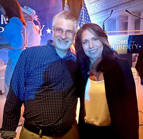 Richard with Tulsi Gabbard at Summit 2024