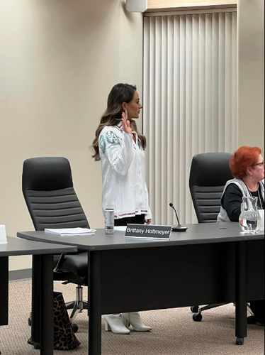 Brittany Holtmeyer - Swearing In For Papillion LaVista School Board