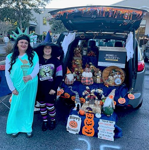 M4L out in the Flagler county FL  Community on Halloween taking  care of the families!