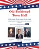 Old-Fashioned Town Hall Flyer