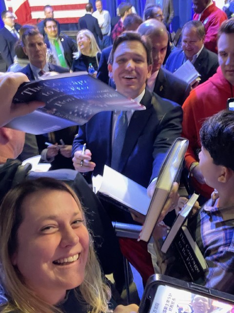 Governor DeSantis Book Signing