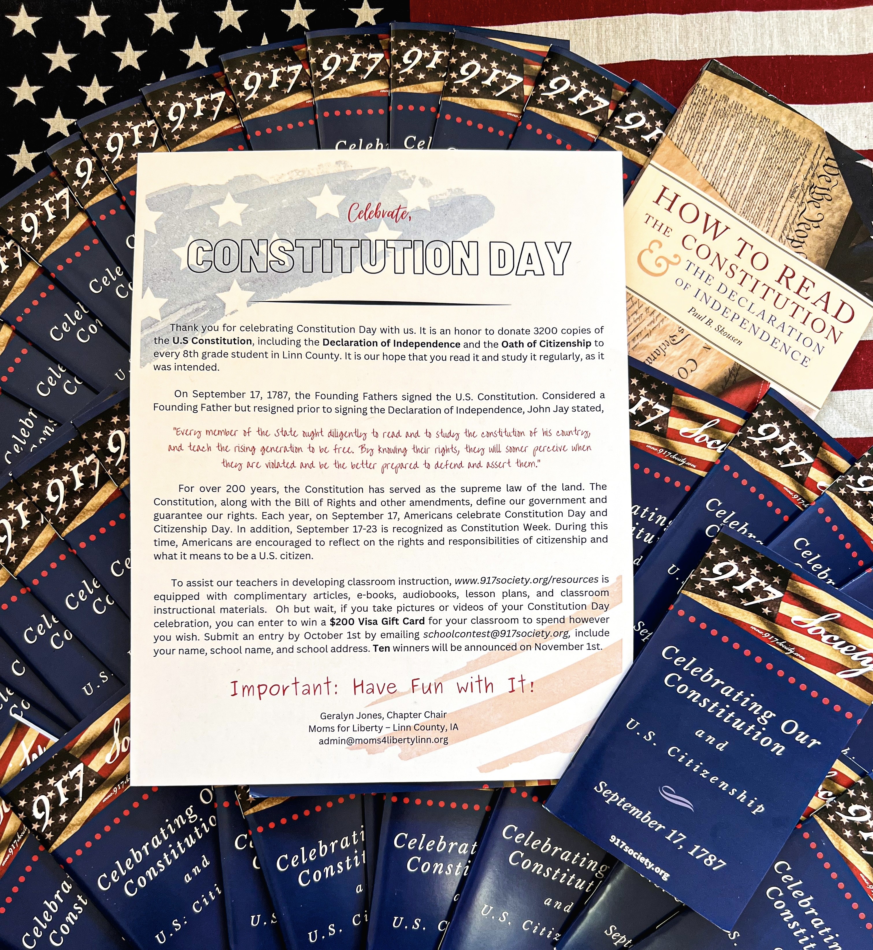 Constitution Day Delivery - Linn County, IA