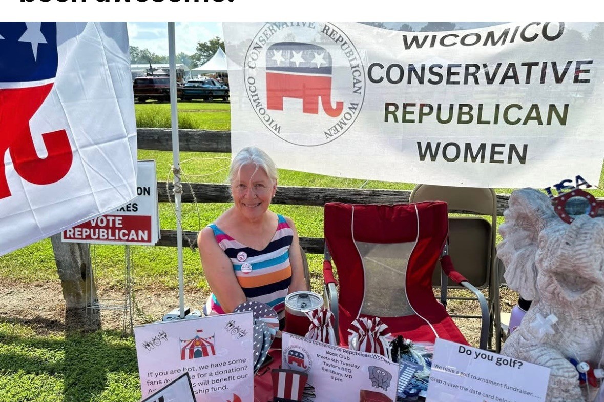 Moms for Liberty at the Wicomico Fair August 2025