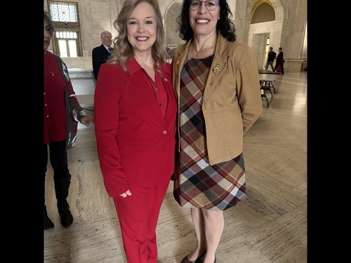 Senator Rucker and Dawn Brown