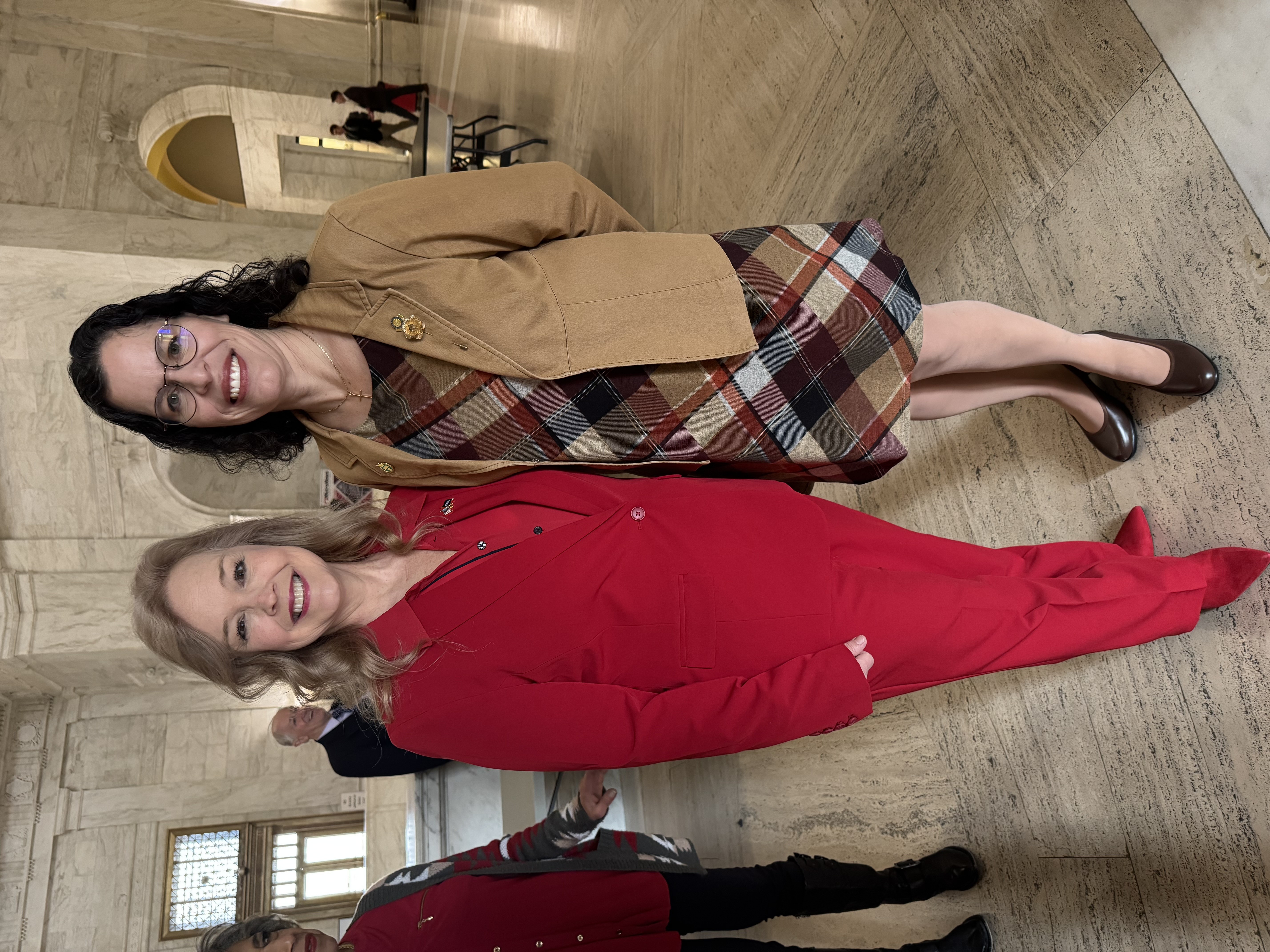 Senator Rucker and Dawn Brown