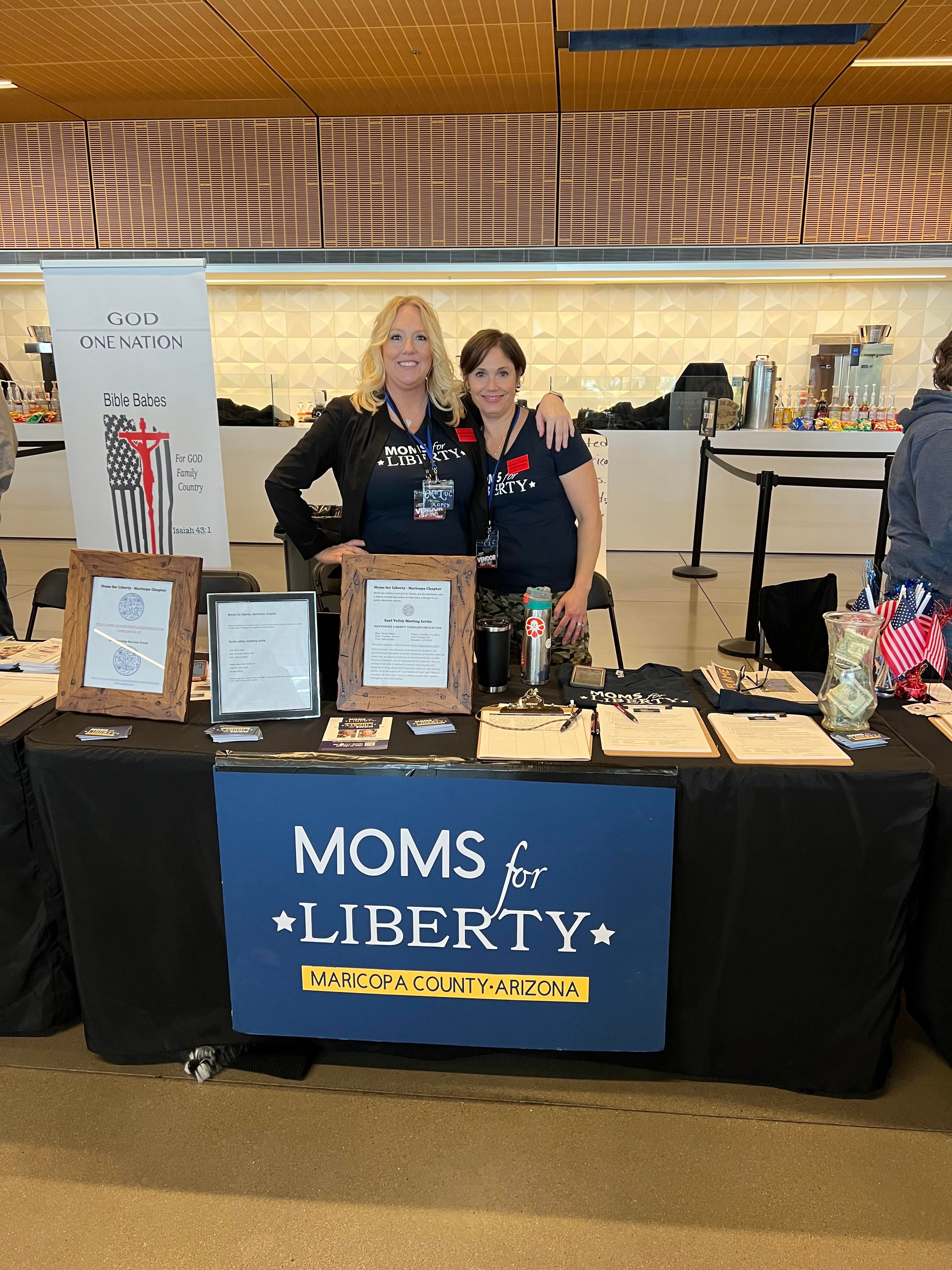 Re-Awaking Tour Moms for Liberty Booth